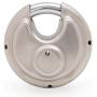 Keyed Alike Stainless Steel Disc Padlock, Same Key Open, for Self Storage, Farm, Recycle Box, Truck, 2-3/4''(70mm) (10)