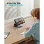 Nulaxy A4 Cell Phone Stand, Fully Foldable, Adjustable Desktop Phone Holder Cradle Dock Compatible with Phone 11 Pro Xs Xs Max Xr X 8, iPad Mini, Nintendo Switch, Tablets (7-10''), All Phones