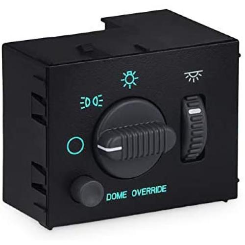 WMPHE Compatible with Headlight Switch Chevy Silverado Suburban 1999-2002 GMC Sierra 2000-2002 Tahoe Avalanche Yukon XL Headlamp Dimmer Switch Replace OE # 15755595 D1534G DS-968