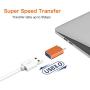 USB C to USB Adapter [2-Pack], Thunderbolt 3 to USB 3.0 OTG Adapter Compatible MacBook Pro,Chromebook,Pixelbook,Microsoft Surface Go,Galaxy S8 S9 S10 Plus,Note 8 9,Pixel 2 3(Orange)