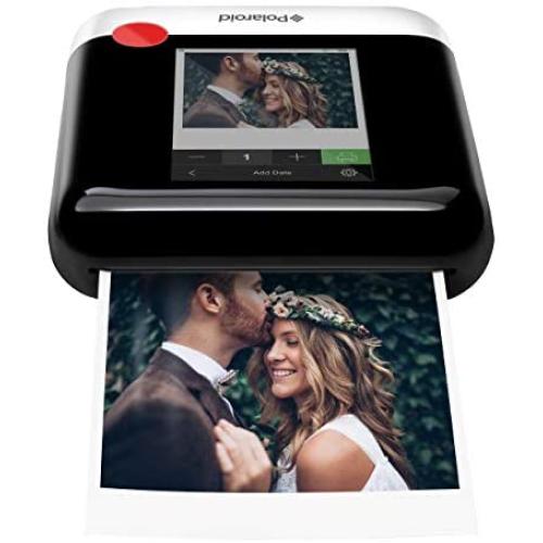 Polaroid WiFi Wireless 3x4 Portable Mobile Photo Printer (White) with LCD Touch Screen, Compatible w/ iOS & Android