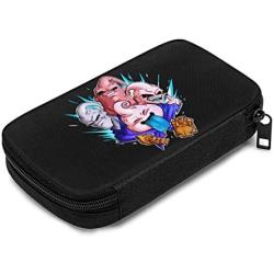 Hxuedan Evil Majin Buu Data Cable Storage Bag Portable and independently Designed Storage Box, Suitable for Outdoor Travel to Place Data Cable Electronic Products, etc.