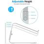 OMOTON Adjustable Laptop Stand for Desk, [Upgrade Version] 3-Level Height Laptop Holder Riser, Detachable Sturdy Aluminum Notebook Stand, for MacBook Pro and All 11-16 inches Laptops, Silver