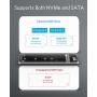 Anker PowerExpand M.2 NVMe and SATA SSD Enclosure Adapter, USB 3.1 Gen2 10Gbps, USB C and Thunderbolt 3 Compatible, Supports M or B&M Keys, and Size 2230/2242 / 2260/2280 SSDs