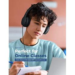 Kids Headphones, Mpow CHE2 Wired Headphones for Kids Teens, Children Headphones with Volume Limit, Foldable Adjustable On Ear Headphones for School, Travel, Compatible with Phones, Tablets, PC(Black)