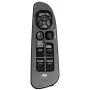 BASIKER Driver & Passenger Black Door Window Switch Panel Bezel for 2002-2010 Dodge Ram 1500 2500 3500 Front Right & Left Window Button Border Trim