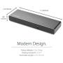 StarTech.com Thunderbolt 3 Dock - Dual 4K 60Hz Monitor TB3 Laptop Docking Station with DisplayPort, HDMI & 1080p VGA - 85W Power Delivery & Charging - 2x USB-A, Ethernet - Mac & Windows (TB3DK2DHV)