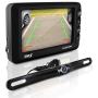 Wireless Rear View Backup Camera - Car Parking Rearview Monitor System and Reverse Safety w/Distance Scale Lines, Waterproof, Night Vision, 4.3” LCD Screen, Video Color Display for Vehicles - Pyle