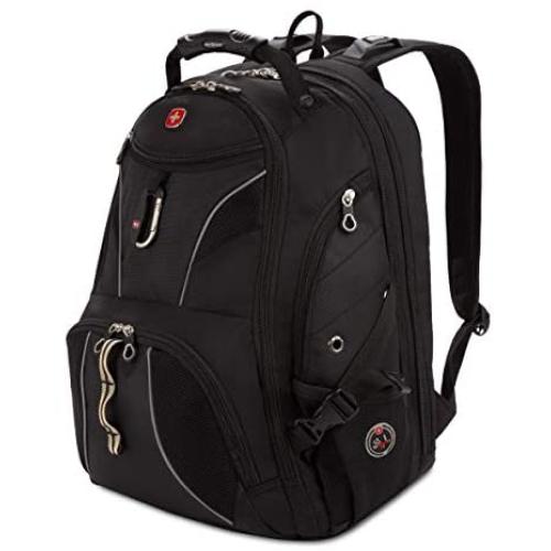 Swiss Gear SA1923 Black TSA Friendly ScanSmart Laptop Backpack - Fits Most 15 Inch Laptops and Tablets
