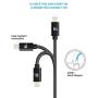 LAX iPhone Charger Lightning Cable - MFi Certified Durable Braided Apple Lightning USB Cord for iPhone 11/11 Pro Max/XS Max/X/iPad, iPod & More