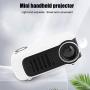 Mini Handheld Projector,Mini Portable Projector Household Projector … (Black and White)
