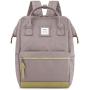 Himawari Travel School Backpack with USB Charging Port 15.6 Inch Doctor Work Bag for Women&Men College Students(123#Lavender)