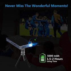 PTVDISPLAY Pico Pocket Mini Projector. (Matt Black)