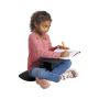 ECR4Kids - ELR-15810-BK The Surf Portable Lap Desk, Flexible Seating for Homeschool and Classrooms, One-Piece Writing Table for Kids, Teens and Adults, GREENGUARD [Gold] Certified, Black