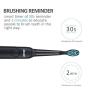Seago Sonic Electric Toothbrush, Rechargeable Electronic Toothbrush for Adults soft with Brush Heads, Smart Timer, Whitening, Black