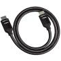 Amazon Basics 10.2 Gbps High-Speed 4K HDMI Cable with Braided Cord, 3-Foot, Black