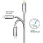 LAX iPhone Charger Lightning Cable - MFi Certified Durable Braided Apple Lightning USB Cord for iPhone 11/11 Pro Max/XS Max/X/iPad, iPod & More
