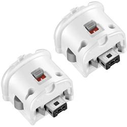 NC Wii Motion Plus Adapter Sensor Accelerator for Nintendo Remote Controller (White 2 Pieces/Set)