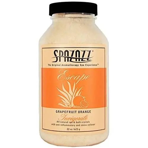 Spazazz 7380C Spa and Bath Crystals, Grapefruit Orange