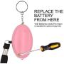 KOSIN Safe Sound Personal Alarm, 8 Pack 140DB Personal Security Alarm Keychain with LED Lights, Emergency Safety Alarm for Women, Men, Children, Elderly