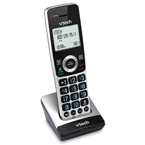 VTech VS113-0 Accessory Handset for VS113 Cordless Phone Series with Extended Range, 2'' Backlit Screen Big Buttons,Call Blocking,Connect to Cell Bluetooth
