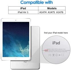 JETech Case for iPad Air 1st Edition (NOT for iPad Air 2), Smart Cover with Auto Wake/Sleep, Misty Blue