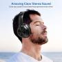 LETSCOM Active Noise Cancelling Headphones, Wireless Over-Ear Headphones, Bluetooth Headphones with Microphone, 35H Playtime, Deep Bass, Comfortable Protein Earpads for Travel Home Office-Black