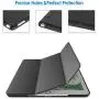 JETech Case for iPad (9.7-Inch, 2018/2017 Model, 6th/5th Generation), Smart Cover Auto Wake/Sleep, Black