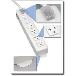 Tripp Lite 6 Outlet Home & Office Power Strip, 20A, 15ft Cord with 5-20P Plug, (TLM615NC20)