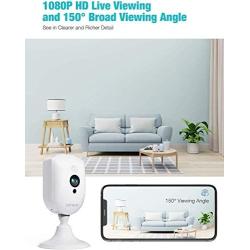 Baby Monitor, Conico 1080P Home Security Camera with Sound Motion Detection IR Night Vision, Home Camera with 2- Way Audio 8X Zoom, WiFi Camera Cloud Service Compatible with Alexa, 2.4G WiFi