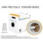 CAT6E Riser (CMR), 1000ft, UTP 24AWG, Solid Bare Copper, 600MHz, ETL Verified, Bulk Ethernet Cable in White by Digilink Global