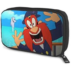 Hxuedan Yosemite Sam Looney Tunes The Data Cable Storage Bag Is A Portable And Independent Design SuitableVFor Travelers To Place The Data Cable, Earphone And Electronic Product Data Cable Storage Bag