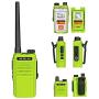Retevis RT47 IP67 Waterproof Walkie Talkies for Adults Long Range, Rechargeable Two Way Radios Portable,VOX Handfree 2 Way Radios for Outdoor Hunting Fishing (Green,4 Pack)
