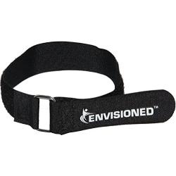 Premium Cinch Straps with Stainless Steel Metal Ring (Buckle), Reusable Durable Hook and Loop, Multipurpose Securing Straps 3/4'' x 8'' - 8 Pack Plus 2 Bonus Original Cinch Straps