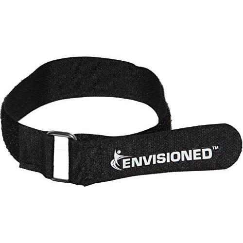 Premium Cinch Straps with Stainless Steel Metal Ring (Buckle), Reusable Durable Hook and Loop, Multipurpose Securing Straps 1.5'' x 12'' - 6 Pack Plus 2 Bonus Original Cinch Straps