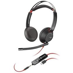 Plantronics Blackwire 5220 USB-C Headset, On-Ear Mono Headset, Wired