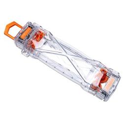 Weatherproof Extension Cord Protector - Clear Housing with Hook and Security Loop