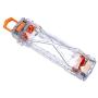 Weatherproof Extension Cord Protector - Clear Housing with Hook and Security Loop