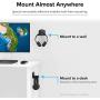 TotalMount for Headphones – Will Not Damage Your Wall With Screws or Permanent Adhesive (Premium Black – Two Pack)