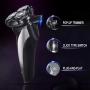 Electric Razor for Men,FLYCO Wet & Dry Mens Razors for Shaving Electric Cordless with Pop-up Trimmer,Rotary Razors Electric Shavers for Men Waterproof Rechargeable