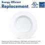 Hyperikon 6 Inch LED Recessed Lighting, 21W=150W, Dimmable Retrofit Can Lights Ceiling Downlight, 1450 Lumens, UL, Energy Star, Daylight White, 12 Pack