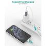 USB C to USB Adapter,NIMASO USB C to USB 3.0 Adapter, USB A to C Adapter 5Gbps Sync Fast Charging Audio Output Both Sides for iPhone 11,Airpods iPad,Samsung Note 10 S20 S20+ S9 S8,Google Pixel,Laptops