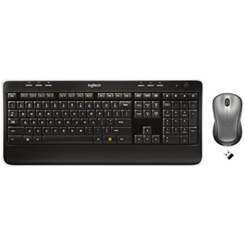 Logitech MK520 Wireless Keyboard and Mouse Combo — Keyboard and Mouse, Long Battery Life, Secure 2.4GHz Connectivity