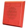 WHEELOCK MT-12/24-R RED, Flush Mount, 12/24 VDC, MT Series Devices, MULTITONE Electronic Horn