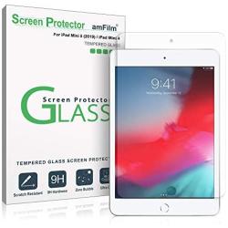 amFilm Glass Screen Protector for iPad Mini 5 (2019) and iPad Mini 4, Tempered Glass