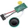 DIY Greeting Card Chip 120 Seconds Recordable Voice Sound Chip Module Built-in Button Battery for Gift Boxes, Invitations, Handmade Products