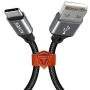 AGVEE [3 Pack 10ft] 3A Fast HD 8 10 Charging Cable, Nylon Braided Charger Cord for New Kindle Fire HD 8 8-Plus 2020 (10th), HD 10 2019 (9th) Release, Kids Edition 2020, Dark Gray