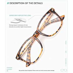 Gaoye 3-Pack Reading Glasses Blue Light Blocking Computer Readers Anti UV Ray Fashion Square Nerd Eyeglasses Frames Women Men