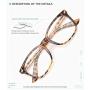 Gaoye 3-Pack Reading Glasses Blue Light Blocking Computer Readers Anti UV Ray Fashion Square Nerd Eyeglasses Frames Women Men