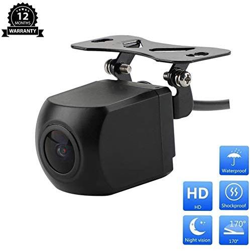 CarThree Backup Camera Night Vision HD 170 Degree Fisheye Lens Car Rear View Parking Camera Waterproof Reverse Auto Back Up Car Backing Camera for All Vehicles